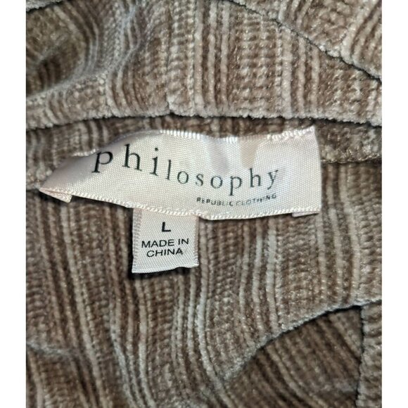 Philosophy Knit Cowl Neck Sweater Pink Size Large - Picture 5 of 6